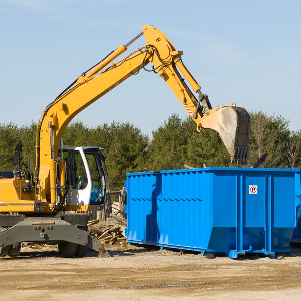 can i choose the location where the residential dumpster will be placed in Malone TX